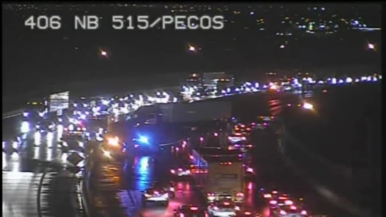 Semitruck crash causes major backup US95, 515 SB near Pecos YouTube