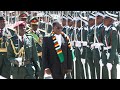 Mnangagwa Presides Over The Commissioning Parade Of Officer Cadets.