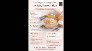 Boys and Girls Honey Sugar Face Scrub | Remove Tan, Blackheads & Dead Skin - #smoothskin #shorts