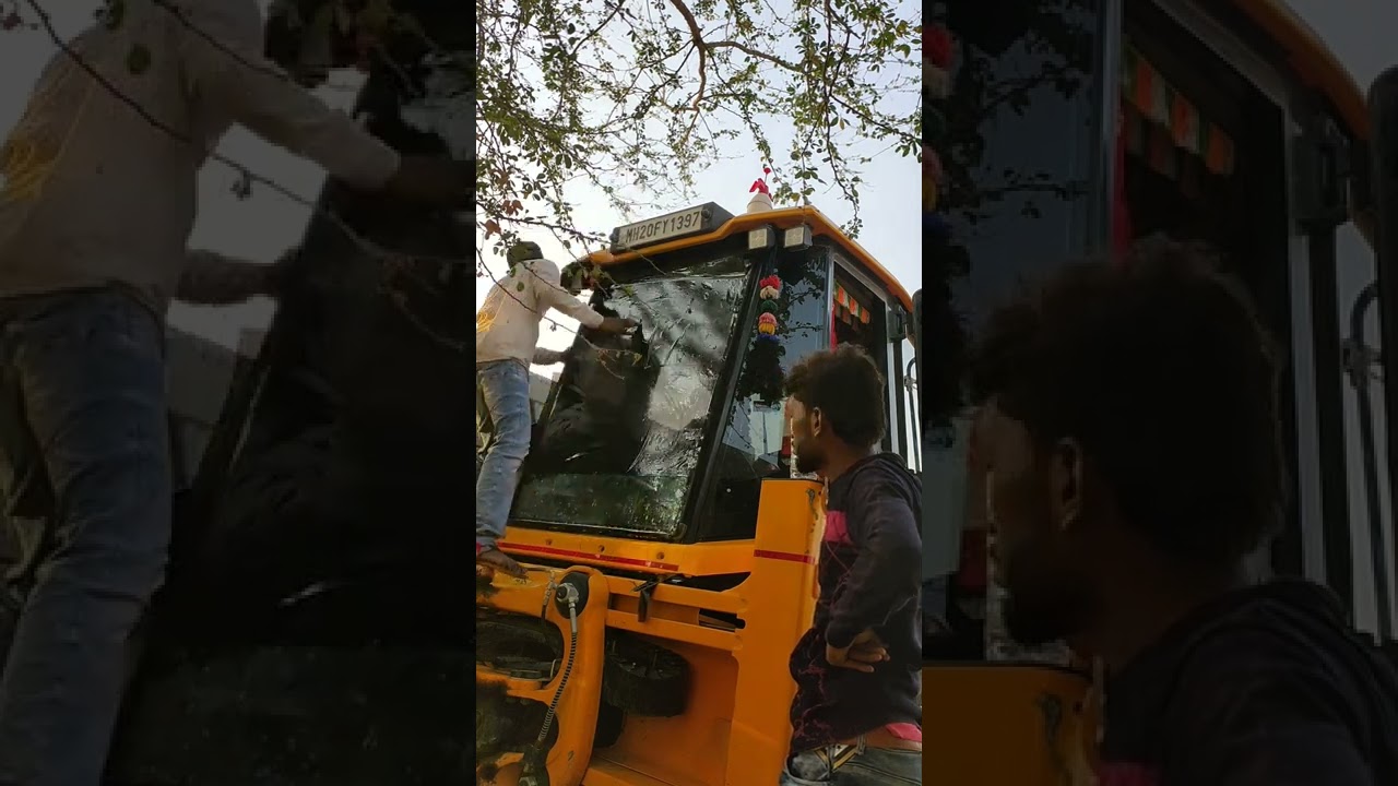 JCB Z BLACK TINT | JCB | BLACK WINDOW |  FILM | #jcb #jcbvideo #jcbmachine #film #black #full #black