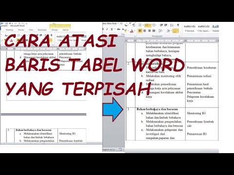 Video: Pilihan mana yang digunakan untuk menyisipkan tabel yang telah dirancang sebelumnya?