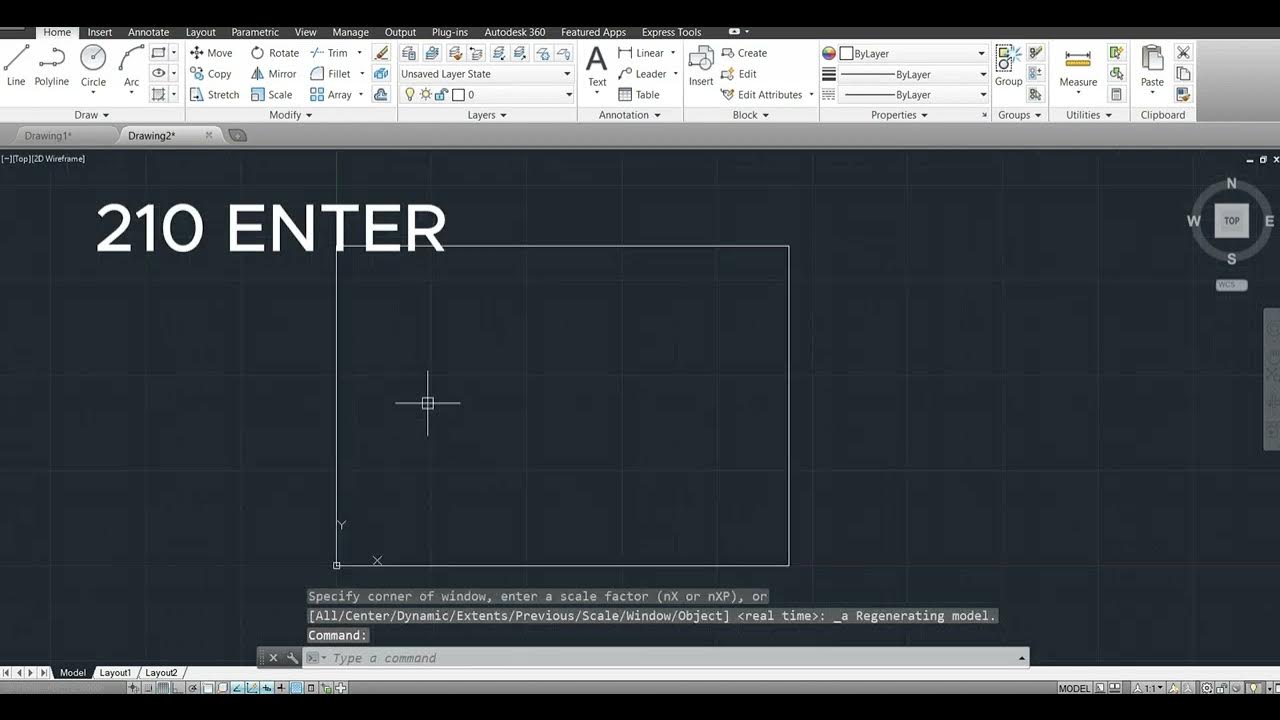 HOW TO MVSETUP AND UCSICON AUTO CAD - YouTube