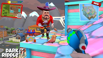 DARK RIDDLE 15.1.0 AND NEW HOUSE ( Mod All Skin ) : Game play Gangming Horror | part 16