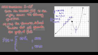 CPM Precalculus 3-65 - Looking at a piecewise defined graph