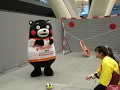 くまモンちゃん、ハンドボールに挑戦3