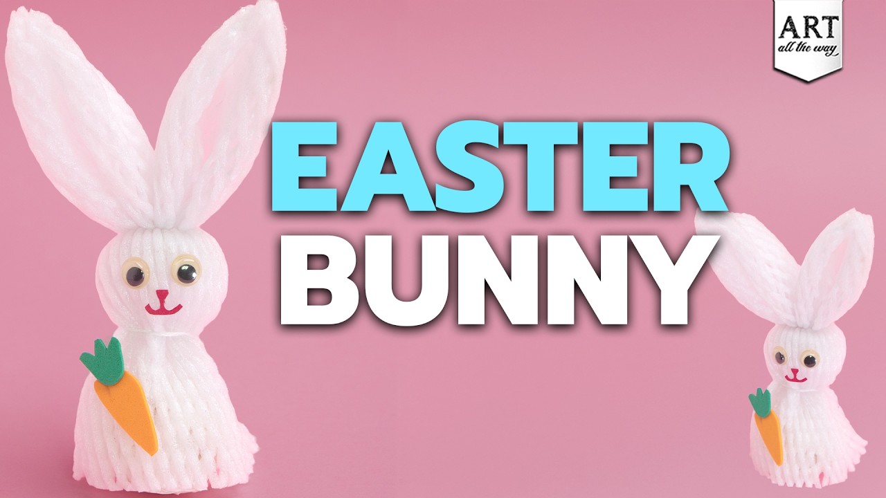 DIY Easter Bunny 🐰 | Cute Paper Bunny Craft for Easter | Easy Tutorial ...