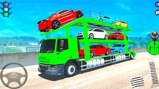 US Car Transporter Truck Game 3D - Cargo Car Transport Game Simulator - Android Gameplay #game #9 screenshot 1