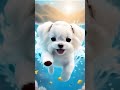 #cute #puppy #cutedog #ai #aishorts #aivideo #water