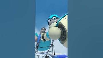 PIGEON ATTACK!!! | ARPO the Robot | #shorts #arpo #robots