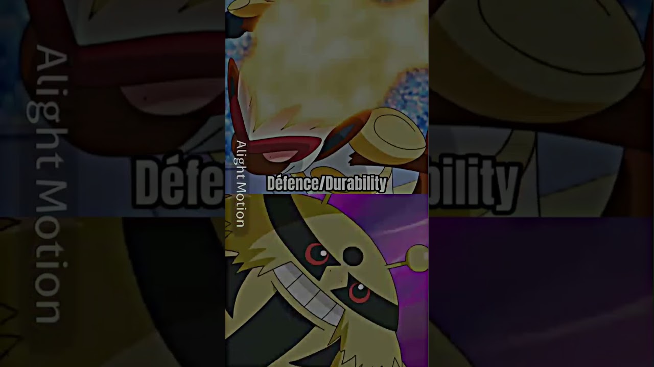 simiabraz vs elekable ( pok&eacute;mon ) 🔥