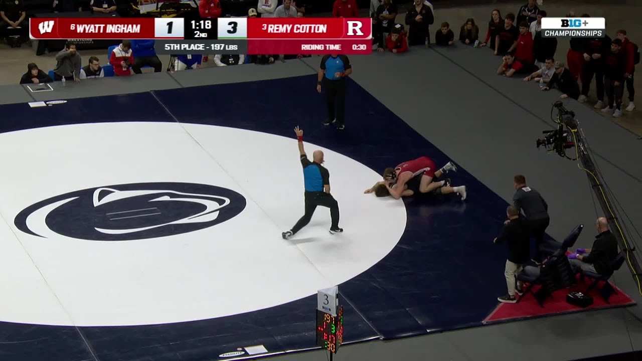 Top Takedowns of Session 3 and B1G Championships | Big Ten Wrestling | 03/08/2026