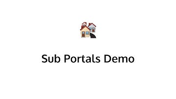 Sub Portal Demo