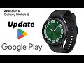 How To Update Google Play Store On Samsung Galaxy Watch 6 6 Classic
