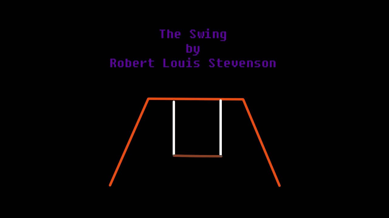 Poem - The Swing by Robert Louis Stevenson - YouTube