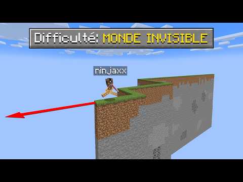 Finir Minecraft mais quand je MARCHE le MONDE se GÉNÈRE.. (Impossible)