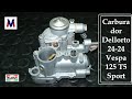 Vespa 125 T5 Sport &amp; Carburador Dellorto 24-24