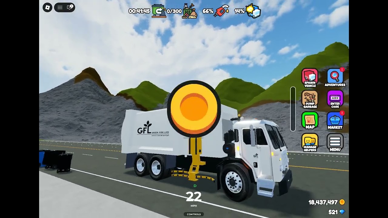 GFL Environmental Peterbilt 320 New Way Sidewinder