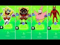 SpongeBob Exe 🆚 Slendybob Coffin 🆚 Patrick Stars 🆚 Evil Banban Coffin Tiles Hop Edm Rush