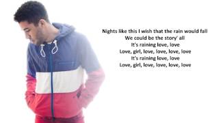 Video thumbnail of "KYLE - Raining Love, Lyrics on Screen"