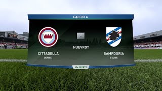 Читтаделла - Сампдория 11 тур Чемпионата Италии Серия А 21/22 FIFA 18 PS5