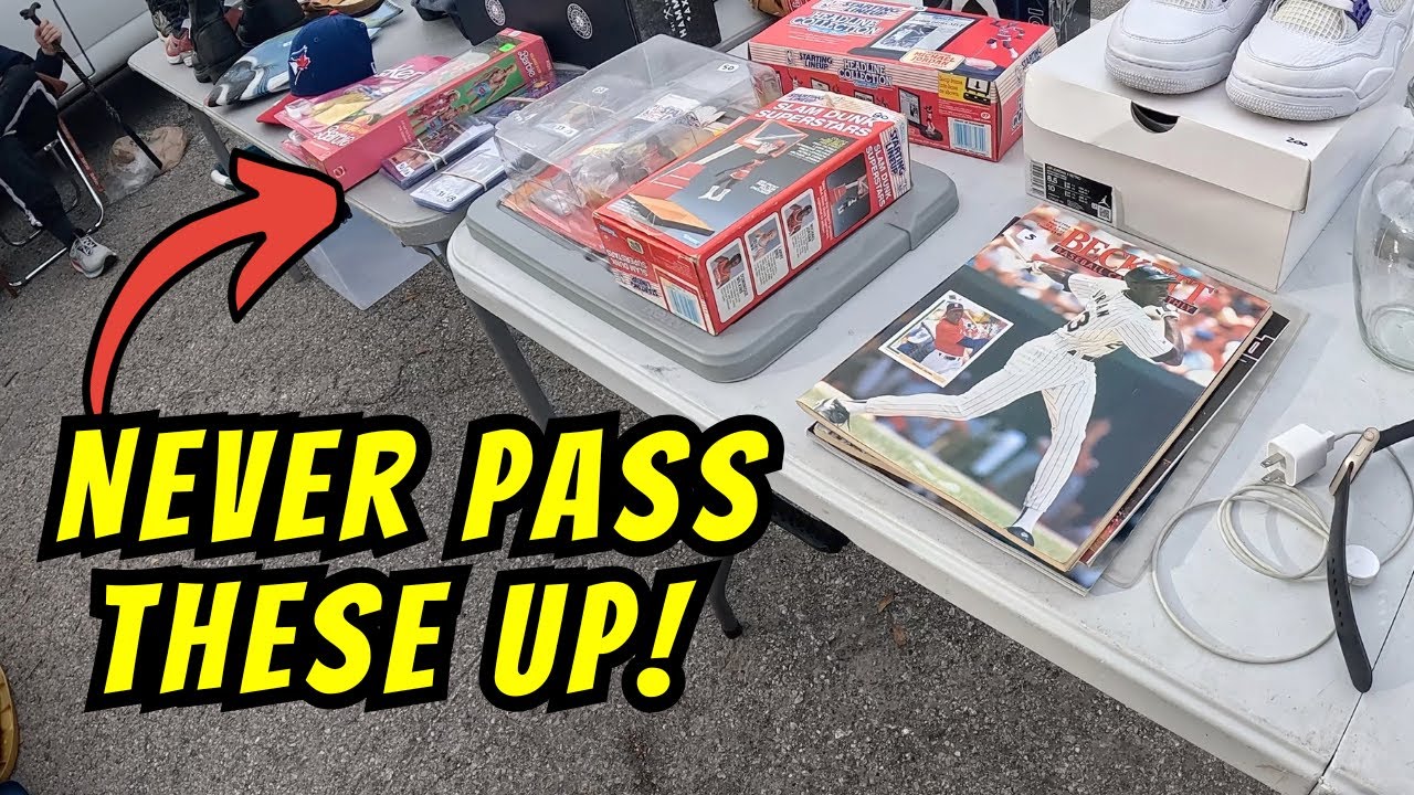 Спортивные карточки, от которых НИКОГДА не стоит отказываться на гаражной распродаже!