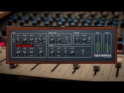 Nembrini Audio Delay3000 Vintage Modern Repeater plugin