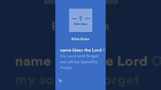 Psalm 1031-2 Verse Byte