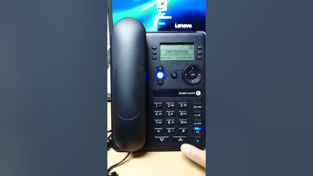 Alcatel-Lucent 8008/8008G Deskphone | NOE mode | Incoming Call - YouTube