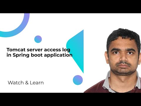 Tomcat server access log in Spring boot application