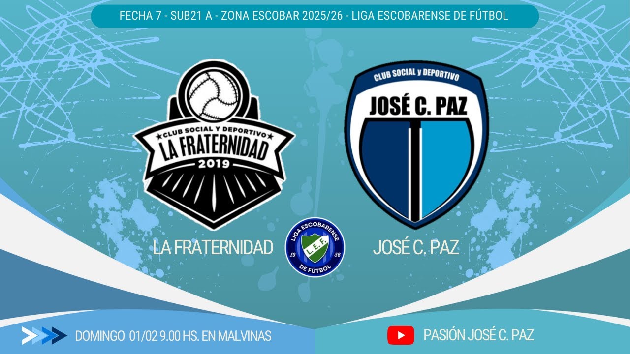 [Reserva] La Fraternidad vs José C. Paz // PASIÓN JOSÉ C. PAZ