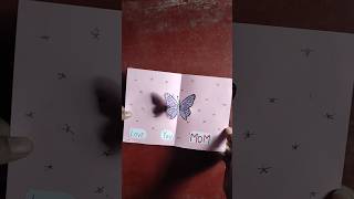 DIY Butterfly Pop-Up Card for Mother’s Day 🦋 | Easy Handmade Card Idea #shorts