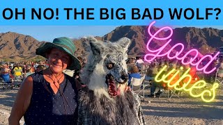 HOWLING AT THE MOON - RV LIFE: A monthly activity in Yuma Arizona.