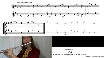 Devienne: Duet No. 5 (Play Along) in Em