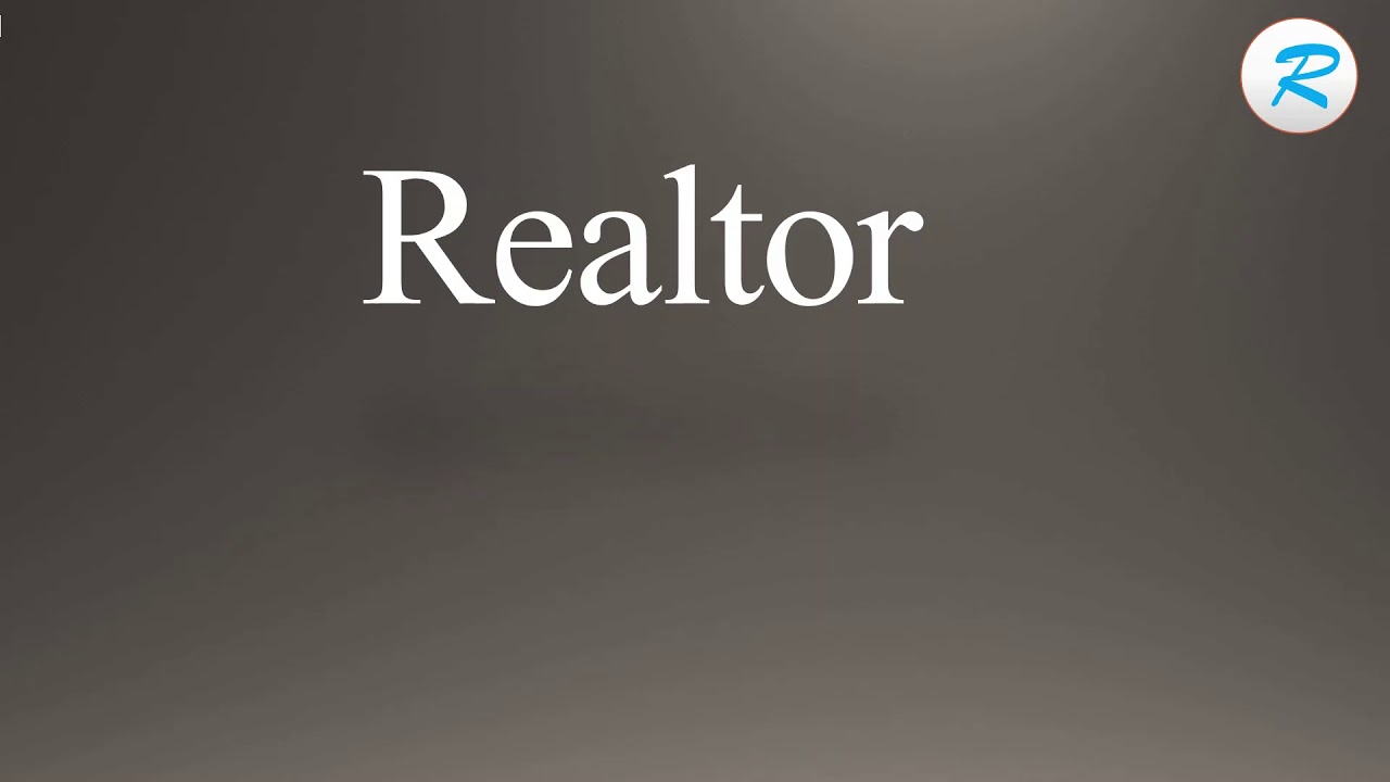 How to pronounce Realtor YouTube