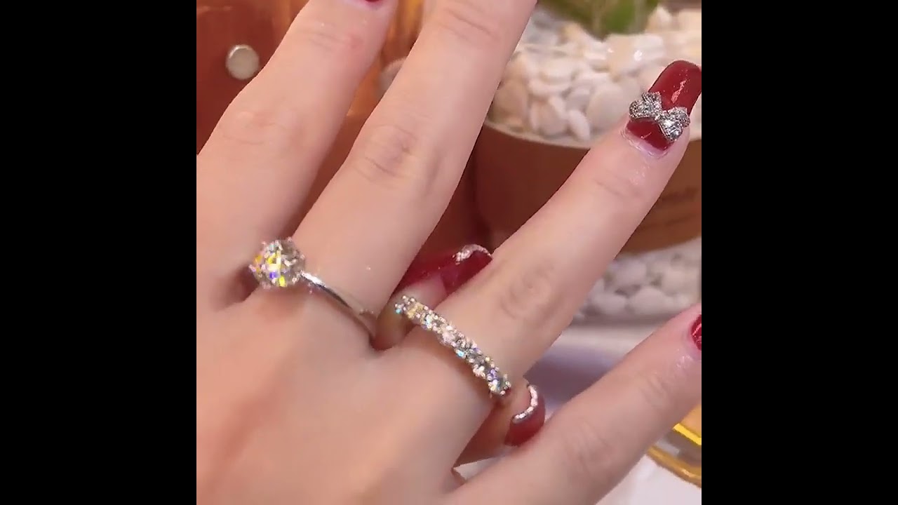 Embrace Moissanite Wedding Band