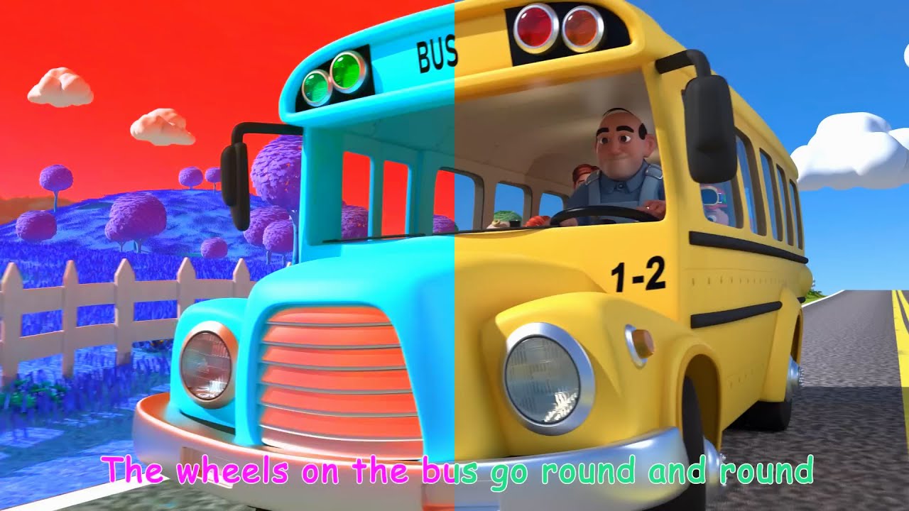 Wheels on the Bus | Sing-Along with Fun Animations