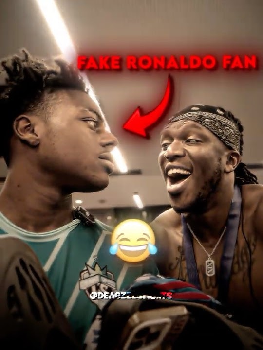 That laugh was personal 💀💀 #ishowspeed #ronaldo #ksi #edit