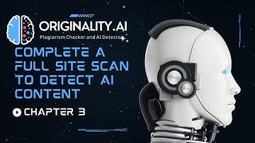 Originality.AI - How to Complete a Full Site Scan to Detect AI Content and Plagiarism - Video 3