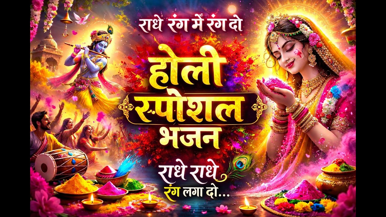 राधे रंग में रंग दो | होली स्पेशल भजन | Radha Rani Holi Bhajan 2026 | Barsana Holi Bhajan
