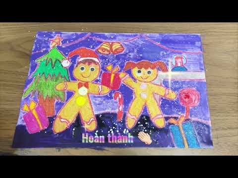 Video Vẽ tranh chủ đề giáng sinh | How to make Christmas... - youtube