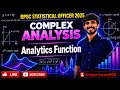 Analytic Function(विश्लेषक फलन) || Rpsc statistical officer (सांख्यिकी अधिकारी) 2025 || Math Class