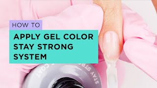 OPI GelColor System Applied Using Our Stay Strong Base Coat