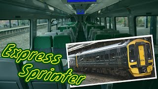 Great Western Railway 158 Express Sprinter | Interior/Walkthrough | Standard Class | 3 Carriages
