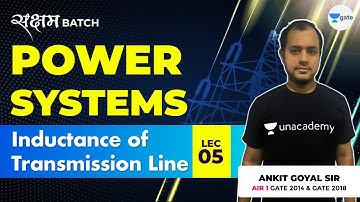Inductance of Transmission Line | Lec 5 | Power Systems | GATE EE/ECE 2021 Exam | Ankit Goyal