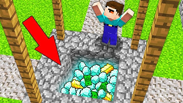 Minecraft Battle - NOOB vs PRO : HOW TO FIND TREASURES IN THE WELL? (Animation)