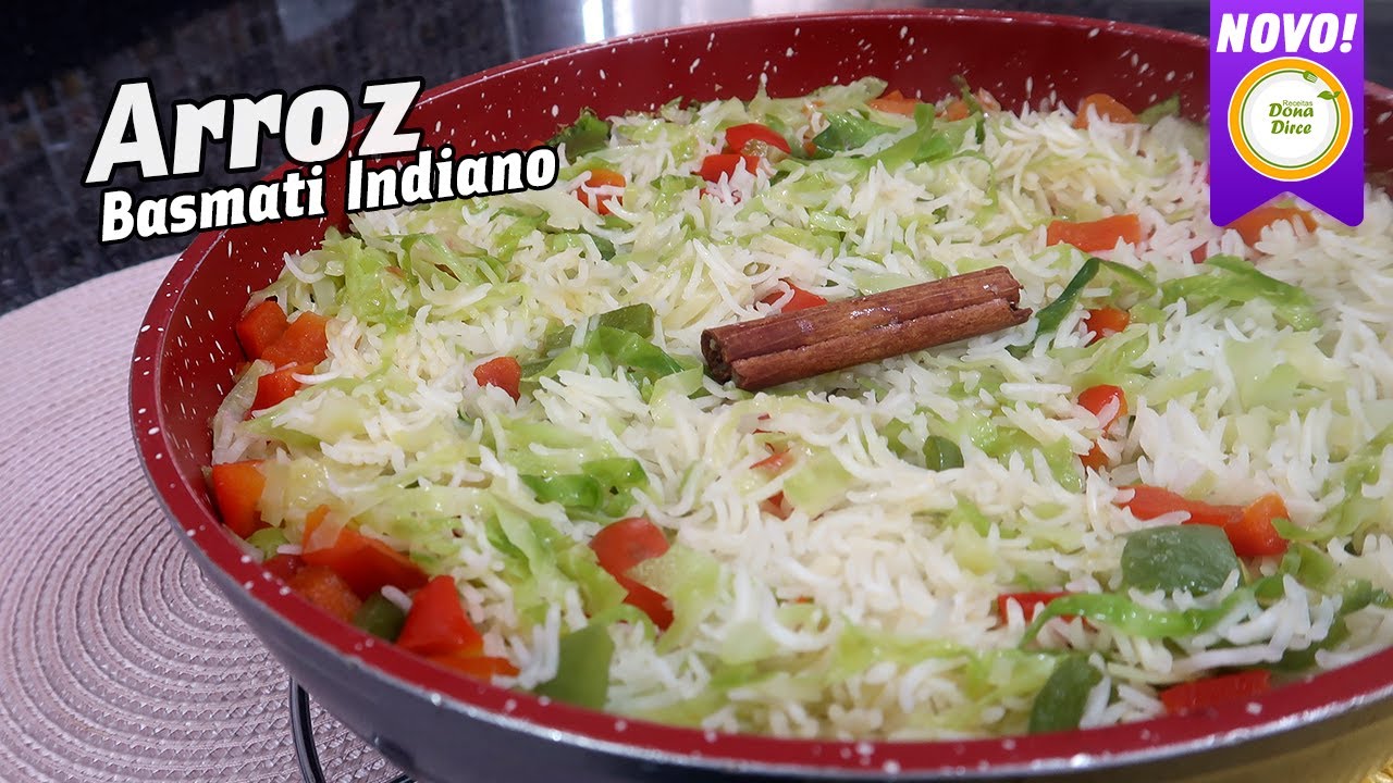 O JEITO DE FAZER O FAMOSO ARROZ BASMATI INDIANO ARROZ
