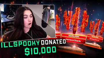 Donating a small streamers FIRST HEIRLOOM! - Apex Legends