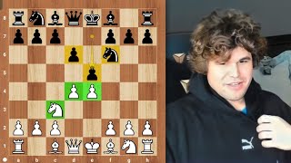 Magnus Carlsen Show How To Play King's Pawn Opening