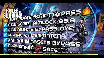 [🔥NEW UPDATE 💯 AIMLOCK SCRIPT v8.9.9🔥] ASSETS BYPASS | ANTENA | PLAY SMART 💯 SAFE| Rules of Survival