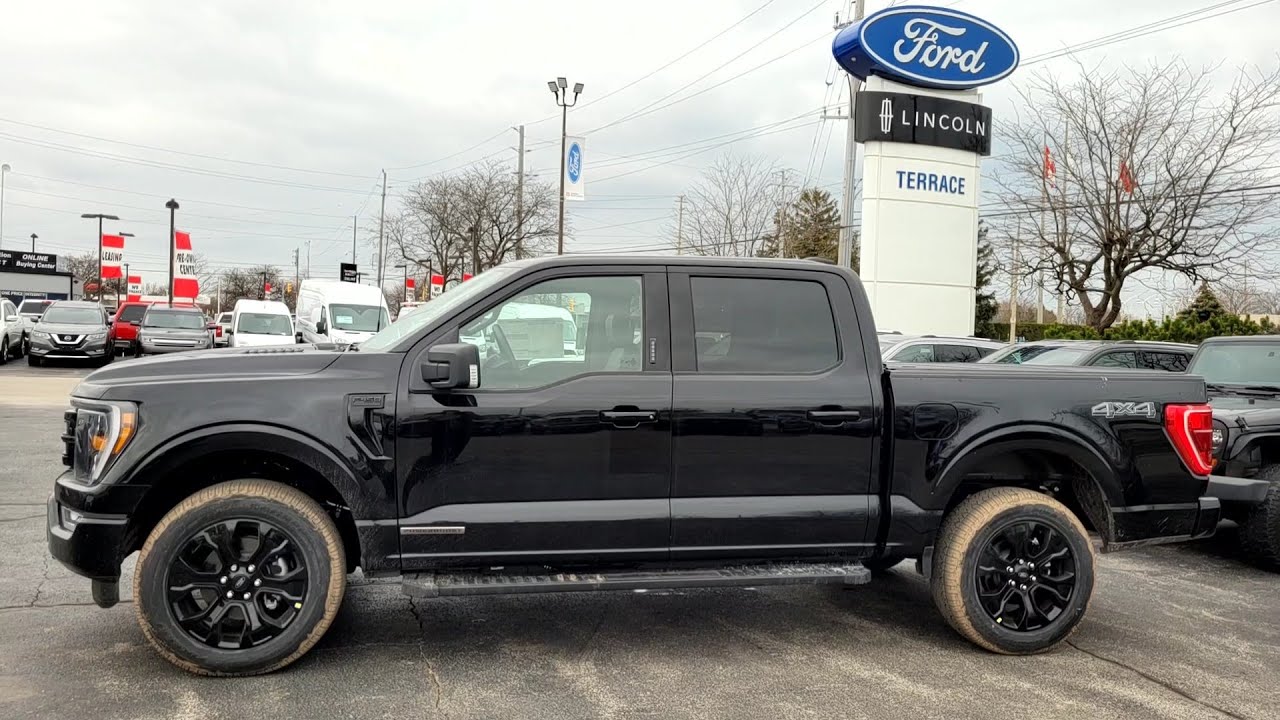 2022 F150 XLT Black Appearance package Quick Take YouTube